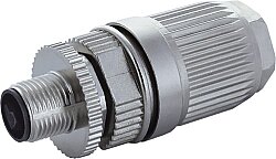 7000-P4391-0000000 M12 Power male 0° L-cod. IDC 5-pol., 0,75 - 1,5mm², 5,8 - 13,5mm, shielded