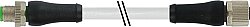 7000-P4841-4140300 M12 male 0° A-cod. / M12 Power L-cod. female 0° PUR 2x0.5 gy UL/CSA+drag ch. 3m