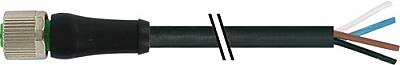 7000-P6221-P060700 M12 Power female 0° S-cod. with cable PUR 4x1.5 bk UL/CSA+drag ch. 7.0m - 1