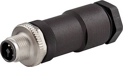7000-P7391-0000000 M12 Power male 0° T-cod. screw terminal 4-pol., max. 1,5mm², 8 - 10mm - 1