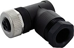 7000-P7421-0000000 M12 Power female 90° T-cod. screw terminal 4-pol., max. 1,5mm², 8 - 10mm