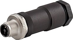 7000-P7591-0000000 M12 Power male 0° T-cod. screw terminal 4-pol., max. 1,5mm², 6 - 8mm