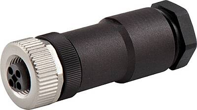 7000-P7611-0000000 M12 Power female 0° T-cod. screw terminal 4-pol., max. 1,5mm², 6 - 8mm - 1