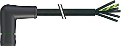 7000-P8132-P730500 MQ15 female 270° with cable 600V AC type 3 PVC 6x1.5 bk UL/CSA 5m
