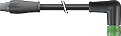 7000-P8158-P630100 MQ15 male 0° / MQ15 female 90° 48V DC type 2 PUR 6x2.5 bk UL/CSA+drag ch. 1m
