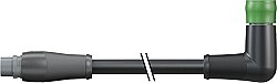 7000-P8159-P630250 MQ15 male 0° / MQ15 female 270° 48V DC type 2 PUR 6x2.5 bk UL/CSA+drag ch. 2.5m