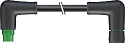 7000-P8171-P741000 MQ15 male 90° / MQ15 female 90° 600V AC type 3 PVC 6x2.5 bk UL/CSA 10m