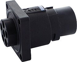 7000-P8183-0000000 MQ15-X-Power male receptacle front mount only housing