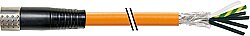7000-P8321-P111000 MQ15-X-Power female 0° shielded with cable PUR 4x2,5+2x1,5 shielded or UL/CSA+drag chain 10m