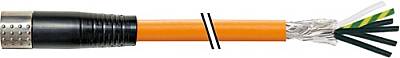 7000-P8321-P114000 MQ15-X-Power female 0° shielded with cable PUR 4x2,5+2x1,5 shielded or UL/CSA+drag chain 40m - 1