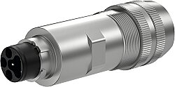 7000-P8522-0000000 MQ15 male shielded field-wireable 600V AC Typ 3 6-pol., max. 2.5mm², 7 - 14mm
