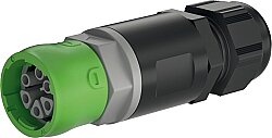 7000-P8548-0000000 MQ15 female 0° crimp connection 48V DC Typ 2 6-pol., 2,5mm², 6 - 12mm