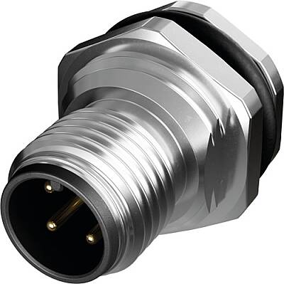 7000-R2115-11A2400 M12 male receptacle 0° A-cod. rear 5-pol., PCB pin - 1