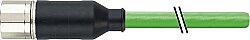7000-SS521-8110100 M23 female 0° 17-pole with cable PUR (3x(2x0,14D)+2x0,5+4x0.14+4x0,22)C 1m