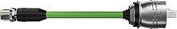 7000-SS621-8810600 M12 male 0° Y-cod. shielded / Drive Cliq IP67 to be discontinued - Last Time Order: 2026-07-31