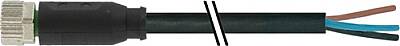7001-08041-6500300 M8 female 0° A-cod. with cable PUR 3x0.25 bk UL/CSA+robot+drag ch. 3m - 1