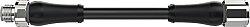 7002-P4241-P040300 M12 Power male 0° / female 0° L-cod. V2A PUR 5x1.5 bk UL/CSA+drag ch. 3m