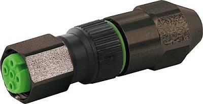 7003-12601-0000000 M12 female 0° IDC V2A 4-pol. 0,25 - 0,5mm² - 1