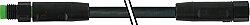 7003-88008-8280030 M8 male 0° / M8 female 0° A-cod. V4A FEP 5xAWG22 bk 0.3m