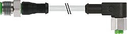 7004-40141-2151000 M12 male 0° / M12 female 90° A-cod. V4A PVC 5x0.34 gy UL/CSA 10m