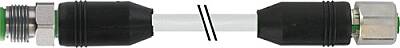 7004-40521-2420300 M12 male 0° / M12 female 0° A-cod. shielded V4A PUR 5x0.34 shielded gy UL/CSA+drag ch. 3m - 1