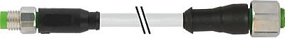 7004-88251-2310500 M8 male 0° / M12 female 0° A-cod. V4A PUR 4x0.25 gy UL/CSA+drag ch. 5m - 1