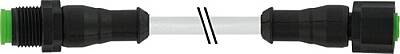 7005-40021-2140150 M12 male 0° / M12 female 0° A-cod. Lite PVC 4x0.34 gy UL/CSA 1.5m - 1