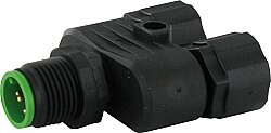 7005-41133-0000000 T-Coupler SlimLine M12 male/2xM12 fem. A-cod. Lite 5-pol. / 2x 4-pol.