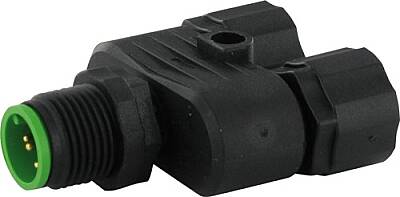 7005-41133-0000000 T-Coupler SlimLine M12 male/2xM12 fem. A-cod. Lite 5-pol. / 2x 4-pol. - 1