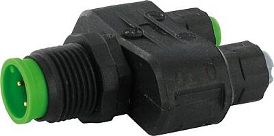 7005-41201-0000000 T-Coupler M12 male / M8 female A-cod. Lite 4-pol. / 2x 3-pol. - 1