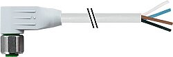 7014-13261-2016000 M12 female 90° A-cod. shielded with cable F&B PVC 4x0.34 shielded gy UL/CSA 60m