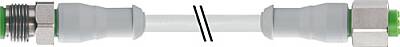 7014-40021-2140400 M12 male 0° / M12 female 0° A-cod. F&B PVC 4x0.34 gy UL/CSA 4m - 1