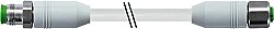 7014-46041-5222000 M12 male 0° / M12 female 0° A-cod. shielded F&B PVC 0.5+0.25 shielded gy 20m