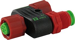 7023-52101-0000000 T-Coupler M12 female / M12 male/female C-cod. 3-pol. 230V
