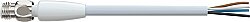 7024-08011-3203000 M8 male 0° A-cod. with cable F&B Pro TPE 4x0.34 gy UL drag ch. 30m