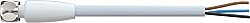 7024-08041-3160500 M8 female 0° A-cod. with cable F&B Pro TPE 3x0.34 gy UL drag ch. 5m