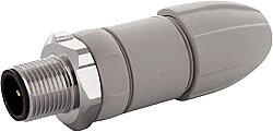 7024-12721-0000000 M12 male 0° A-cod. screw terminal F&B Pro 5-pol., 0,25 - 1,0mm², 3,5 - 6mm