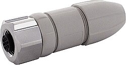 7024-12901-0000000 M12 female 0° A-cod. screw terminal F&B Pro 4-pol., 0,25 - 1,0mm², 3,5 - 6mm