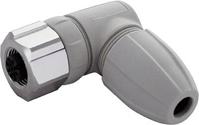 7024-12981-0000000 M12 female 90° A-cod. screw terminal F&B Pro 4-pol., 0,25 - 1,0mm², 3,5 - 6mm - 1