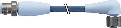 7024-48011-3121000 M12 male 0° / M12 female 90° A-cod. F&B Pro TPE-S 8x0.25 bu UL robot+drag ch. 10m - 1