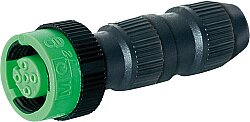 7050-12601-0000000 MQ12 female 0° A-cod. IDC 4-pol. 0.25…0.5mm², 4 - 5,1mm