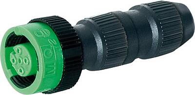 7050-12601-0000000 MQ12 female 0° A-cod. IDC 4-pol. 0.25…0.5mm², 4 - 5,1mm - 1
