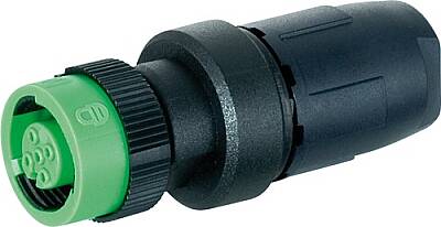 7050-12621-0000000 MQ12 female 0° A-cod. IDC 3-pol. 0.5…1.0mm², 5,5 - 8,0mm - 1