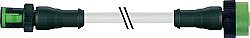 7050-40522-2412000 MQ12 male 0° / MQ12 female 0° A-cod. PUR 4x0.34 shielded gy UL/CSA+drag ch. 20m