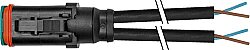 7072-72191-7540060 MDCY06-4s with cable PUR 2x0.75 bk UL/CSA+drag ch. 0.6m