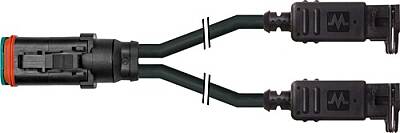 7072-77571-7540150 MDCY06-4s / 2x Junior Timer 0° PUR 2x0.75 bk UL/CSA+drag ch. 1,5m - 1