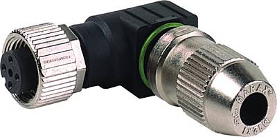 7356-12681-0000000 MOSA M12 female 90° field-wireable (IDC) 4-pole 0.25…0.5mm² - 1