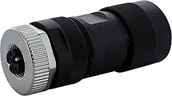 7356-P4611-0000000 M12 female 0° L-coded field-wireable 5-pol. max. 2,5mm²