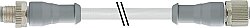 7358-40041-2580200 M12 St. 0° / M12 Bu. 0° IO-Link PUR 5x0.34 gr UL/CSA+robot+schleppk. 2m