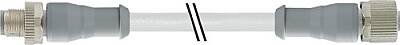 7358-40041-2580750 M12 male 0° / M12 female 0° IO-Link PUR 5x0.34 gy UL/CSA+robot+drag chain 7.5m - 1